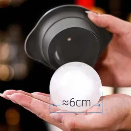 Silicone Sphere Ice Cube Mold Kitchen Stackable Slow Melting DIY Ice Ball Round Jelly Making Mould for Cocktail Whiskey Drink