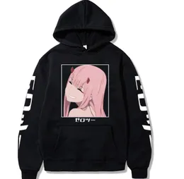 Maglione zero due felpe pullurover uomini cari nelle felpe da costume di Franxx Harajuku Sudadera9798797