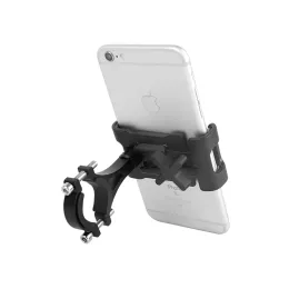 Portador de telefone de metal portador de alumínio Alumínio Anti-deslizamento Motocicleta Suporte GPS GPS Clip Universal Stand para todos os smartphones