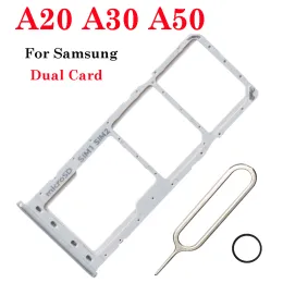 1SET NEW DUAL MICRO SD SIM CARD TRAY HOLDER READER SLOT FÖR SAMSUNG GALAXY A20 A205F A30 A305F A305 A50 A505 A505F A505FM A505FN