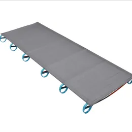 Furnishings Outdoor Folding Bed Camping Ultralight 180cm 200cm Alloy Frame Tent Sleeping Cot Bed