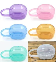 Ellipsoid Case Pacifier Holder Solid Color Handle Appease Nipple Box Storage Portable Baby Supplie Container 0 55xt K29751177