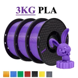 Fotografi hög kvalitet 3 kg PLA -filament 1,75 mm 3D -tryckning Plastmaterial Ingen bubbla Ekofriendly Multiple Folor för 3D -skrivare 3D