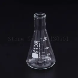 1 peça 50ml-1000ml Borossilicate Glass Conical Erlenmeyer Flask para equipamentos químicos de laboratório