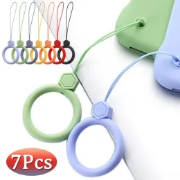 Universal Finger Ring Phone Lanyard Silicon Anti-verlorene Finger-Lanyards für Tasten Handy u Scheibe Anti-Slip Mobile Hanging-Seile