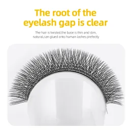 MASSCAKU W Design Volume Eyelashes Makeup Product Natural Soft 0.07mm Easy Fans W Cluster 3D/4D Easy Flowering Eyelash Supplies