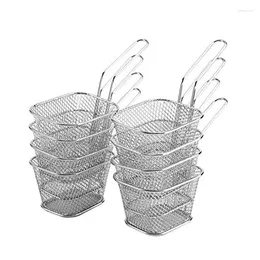 Placas XD-Mini Fry Cestas de malha Mesh Wire Fries Fries Chip Basce