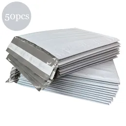 Mailers New 50pcs Grey Bubble Mailer Packaging Packaging Bags Forbusiness Bubble Mailers envelopes acolchoados Envelopes Envelopes acolchoados presentes