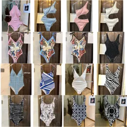 10A Premium Designer Badeanzüge für Frauen einteilige Schwimmsets Frauenbikini mit Drucks Sommerstrandkleidung SML 26931