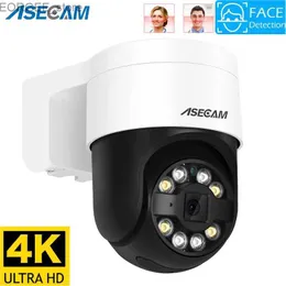 Andra CCTV -kameror 8MP 4K PTZ IP -kamera Face Detection Audio Poe Outdoor H.265 CCTV RTSP Color Night Vision AI Street Security Camera Xmeye Y240403