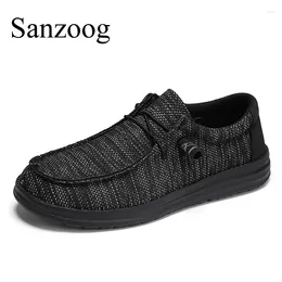 Casual Shoes Men Canvas Dude Alpargatas Hombre Zapatillas Lona Non-Leather Breathable Plus Big Size 49 50 51