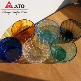 와인 안경 ATO 판매 진주 포인트 디자인 테이블웨이 고품질 유럽인 여관 색상 샐러드 그릇