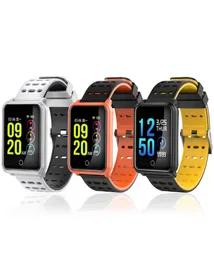 N88 Akıllı İzle Kan Basıncı Kalp Hızı Monitörü Akıllı Bileklik Fitness Tracker IP68 İPhone için Su Geçirmez Akıllı Kol saati