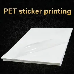 50Sheets 21X29.7cm A4 Clear Transparent Self Adhesive Vinyl Film Label Pet Printing Waterproof Sticker for Laser Printer