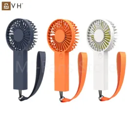 Kontrollera YouPin VH Mini Handheld Fan Liten Portable Fashion Hang Rope 10 Hours Endurance Micro USB Laddning Summer Outdoor Mini Fan