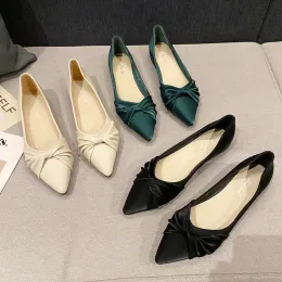 Mocassini scarpe single francesi da donna 2023 nuovi appartamenti puntati di punta softsoled slip su moca