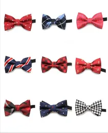 2019 New design children ties fashion solid color bow Casual dot ties for handsome boy gift1356200