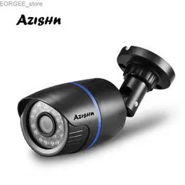 Inne kamery CCTV Azishn H.265/H.264 Full HD 1080P 2.0 Megapiksel Security Camera 24IR LED ABS ABS Plastikowy aparat zewnętrzny IP 1080p DC 12V/48V POE Y240403