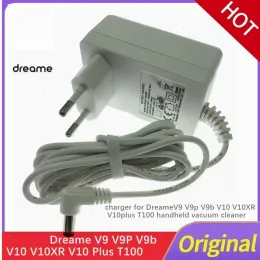 Shaves Original Dreame V8 V9 V9p V9B V9Pro V10 V10XR V10Pius T100 Mão de mão sem fio Avaliador de pó sem fio Acessórios Charger Adaptador de energia