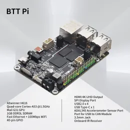 BigTreetech PI v1.2 Board 64 Bit Quad Core Cortex-A53 Board Computer vs Raspberry Pi Orange Pi Upgrade för Klipper 3D-skrivare