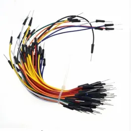 2024 65 i 30pcs/partia Kabel z drutu dla mężczyzn do męskich elastycznych przewodów skorupowych do zestawu starterowego dla breakboardu Arduino