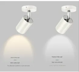 Nordische Kreieve Opbouw Draaibaar Huis Woonkamer Keuken Eiland 6W Vervangbare Gu10 LED COB Spot Plafond Downlight