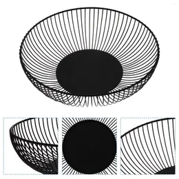 Set di stoviglie linea metallico in ferro battuto cesto tavolo decorazioni ciotola di frutta dispensa per cucina