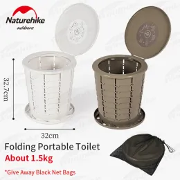 Ferramentas NatureHike Outdoor Mobile ClosestoLer 20 kg rolamento multifuncional dobrável portátil 1,5 kg Ultralight lixo cesta de papel lata