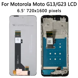 Motorola Moto G13 G23 G53 G73 LCD XT2335-2ディスプレイタッチスクリーンデジタイザー、モトE13 LCD交換用のタッチスクリーンデジタイザーのオリジナル