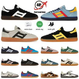 Handball Special Schuhe Designer Vintage Sneakers Männer Frauen Wales Bonner Bauhaus hellblau schwarze Gummi Sportträte Plattform-Ladungslaien Spezen EUR 36-45