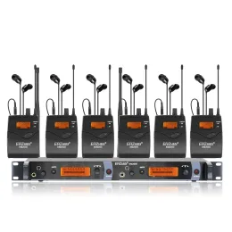 EM2050 professional in ear monitoring system, 2-channel UHF stage monitoring system, with earplugs, suitable for stage use