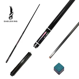 Basen z włókna węglowego Cue 1/2 podzielony pulę drewnianą drewnianą 12,9 mm Rozmiar 19 unz Black Technology Billiard z włókna węglowego 240328