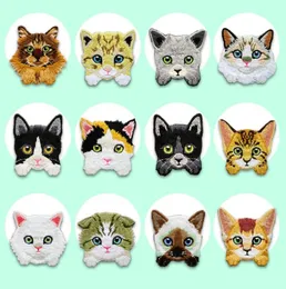 Notions Cartoon Embroidered Patches Cute Iron on Patch for Clothing Bags Jackets Assorted Small Cat Sticker Appliques DIY Accessor7590669