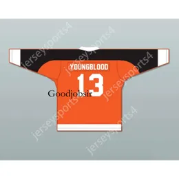 GDSIR Custom Blane Youngblood 13 Orange Hockey Jersey New Top Ed S-M-L-XL-XXL-3XL-4XL-5XL-6XL