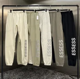 Yeni Erkekler Pantolon Sis Çift Çizgi Ess Pamuk Pamuk Yansıtıcı Drawstring Sıradan büyük boy gevşek elastik eşofmanlar yüksek cadde uzun joggers pantolon erkek kadın giyim