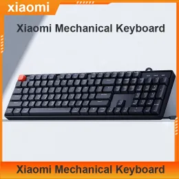 Steuerung neuer Xiaomi Mechanical Keyboard TKL 87 Key Bluetooth Wireless 2,4 GHz Illumined 3Mode für Gaming Office, Windowsmacos