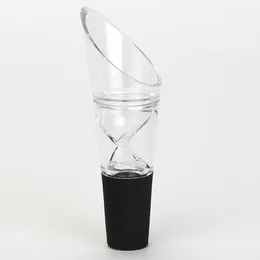 Mini aerador de vinho tinto rápido 360 graus giratório tampa decantadora para garrafas acessórios de bar 1 peça