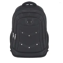 Backpack Multifunção de 15,6 polegadas sacos de laptop para homens de grande capacidade resistente à abrasão Oxford Outdoor Picnic School Bag