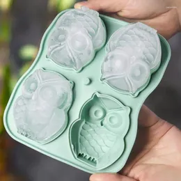 Bakformar 3D isformar silikon kubfack med locket lätt att släppa stora för juice cocktails