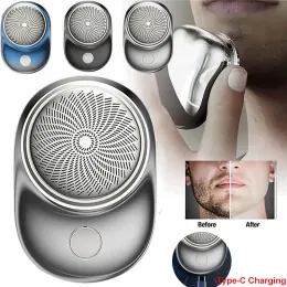 Blade 2023 New Powerful Storm Shaver for Men Mini Portable Electric Travel Shaver Rechargeable Wet and Dry Use Face Beard Razor