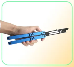 Balisong Mako V4 병 오프너 나비 연습 나비 나이프 폴딩 나이프 접이식 나이프 알루미늄 T66063 핸들 440 블레이드 men8496563