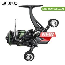 Катушки Linnhue Fishing Reel 10007000 Спиннинг катушка с двумя ручками Grip Sapre Deep Spool Max Trag 8 -километров