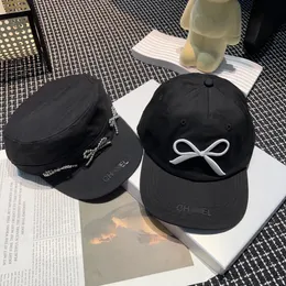 Lüks tasarımcı şapka işlemeli beyzbol şapkası gündelik klasik yüz bowknot mektupları güneş koruma tasarımcısı mektupları al küçük kızı, pahalı güneş şapkası