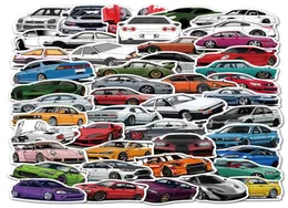 Car sticker 1050100pcs Sports Racing Car Stickers for Helmet Bumper Luggage Bicycle Snowboard Cool Vinyl Decals Sticker Bomb JDM2192171