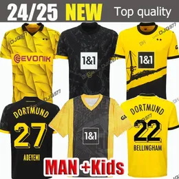 23/24 REUS Reyna Malen Soccer Jerseys 2023 Wersja specjalna Dortmund Kamara Hummels Adeyemi Brandt Shirt Fullkrug Ryerson Bellingham Kit Kit Football Mundus