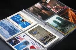 ألبومات Creative 4 Ring Binder Postcard ألبوم Photo 10x15 سم بأحجام مختلفة أحجام منشور بطاقة جمع الألبوم 6 بوصة