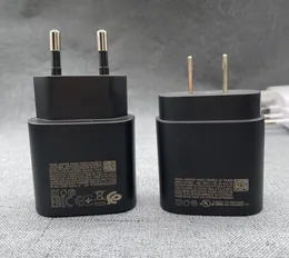 UL EU PULG TYPE C WALL CHARGER USB COR SAMSUNG PD 25W CHARGERS GALAXY S20S20 ULTRA NOTE10NOTE 10 PLUS TA8005951980