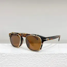 Marca de luxo de alta qualidade DB 1117Cs de óculos de sol masculino Menina de moldura redonda universal feminina Designer de óculos casuais designer artesanal de viagens ao ar livre óculos ópticos