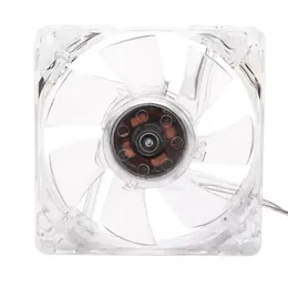 2024 8cm USB Colorful Light Transparent Cooling Fan 5V CPU Cooling Fan för PC Computer USB Colorful Light Transparent Cooling