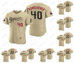 Madison Bumgarner Diamondbacks Serpientes Jersey 2021 Connect Eric Byrnes Pavin Smith Caleb Smith Jay Bell Randy Johnson Chri5047167